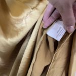 Selfie Leslie NEW!  Perfect Day Satin Midi slip Dress Mustard US small st1957b01 Photo 4