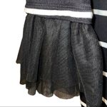 Beach lunch lounge adorable black dress with white striped design! Tulle… Photo 7