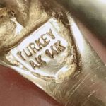 Atasay Kuyumculuk AK 14K Yellow Gold Smooth Byzantine Sz 10 Band State Ring Photo 9