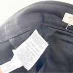 Madewell 10" High Rise Skinny Button Fly Raw Hem Black J9497 Size 30 Photo 6
