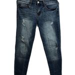 Kancan Women Blue Distressed Jeans Size 27 Photo 1