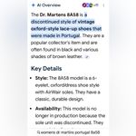 Dr. Martens Vintage  6 Smooth Black Leather Oxford Shoes Grunge Rare Portugal Made Photo 10