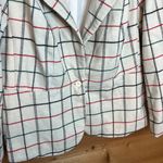 Jessica London Plaid Wool péplum business coat blazer plus size single button academia Photo 2