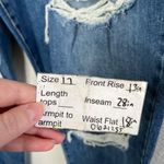 SO  High Rise Mom Jeans Distressed Medium Wash Denim Size 17 Photo 13