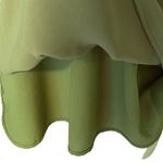 Gianni Bini  Olive Green Collar Band Sleeveless V-Neck Blouse ~ Women's SMALL Photo 3