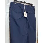 Princess Polly  NEW Annerley Wide Leg Parachute Pants Navy Blue Size 12 Photo 5