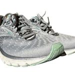 Brooks Glycerin 17 Running Shoes Lace Up Synthetic Mesh Gray Aqua Ebony 8B Photo 1