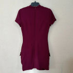 House Of CB  'Alia' Mulberry‎ Mini Dress NWOT wine purple burgundy size L Photo 6