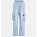 The Frankie Shop $185 New Kai Cargo Denim Jeans - Small Photo 1