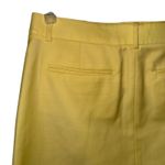 Theory  Butter Yellow Pocketed Wool Mini Skirt‎ EUC Size 6 Photo 5