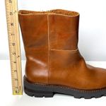 Vince Camuto NWOB  Telvanni Round Toe Leather Warm Caramel Booties Boots Sz 6.5 Photo 6