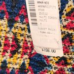 Lord & Taylor Blue and Orange Embellished Mini Pencil Skirt Size 4 NWT Photo 2