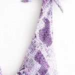 Snakeskin Bikini Purple Size M Photo 3