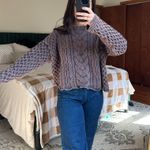 Lane 201 Cable Knit Asymmetrical Sweater Photo 1