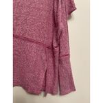 Free People  Londontown Top Women Small Pink Long Sleeve Asymmetrical Oversized Photo 4