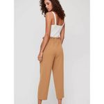 Wilfred  Kari Cropped Paperbag Waist Pants in Honey Brown Size Small Photo 2