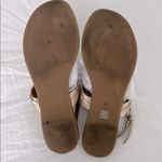 Coach  Caterine Gold Leather Chainlink Sandals 7.5 Photo 6