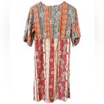 Angie  Boho Floral Middle Tie Short Sleeve Rayon Kimono Women’s Size Medium‎ Photo 1