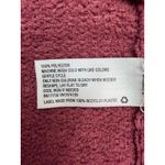 Knox Rose  Women's M Oversized Knit Sweater Boho Crochet Sleeve Burgundy Photo 3