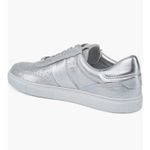 J/Slides Tinsley Metallic Silver Sneaker Size 7 Photo 3