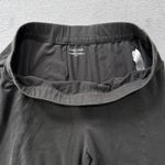 Eileen Fisher Petite P/LPG Black Stretch Ankle Pants Zip Hem Minimalist Pull-On Photo 4