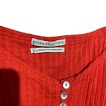 Urban Outfitters Red Mother of Pearl Cropped Spaghetti Strap Top Size Large Photo 4