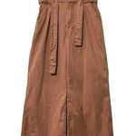 Paige Harper Paperbag Wide Leg Pants Women’s Size 27 High Rise Twill Stretch Photo 0