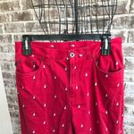 Ralph Lauren Lauren Sailboat pants Size 8 Red Ankle Preppy Photo 1