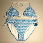 Decree XXL Bikini Set Chevron Blue Purple Juniors Photo 0