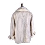 Mob wife Mob boss Womens Vintage De'Cor Blonde Ranch Mink CPO Jacket S/M 1970s Photo 4