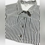 Wild Honey Black & White Striped Cropped Jacket - Size M Photo 3