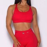 Bombshell sportswear  Barbell Sports Bra Red Photo 0
