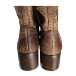 Diba True 9 Bootie Walnut Grove Tan Brown Leather Ankle Boot Adjustable Antique Photo 9
