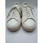 VEJA ‎ Shoes Women 6 White Gray Leather Lace Up Campo Sneakers Fashion Outdoor Photo 3