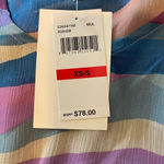 Becca NWT!! sound waves metallic stripe sheer cover-up dress XS/S Photo 5