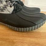 Simply Southern  Gray And Black Aztec Print Duck‎ Boot Size 7 Photo 4