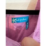 Fresh Produce  pink purple eyelet 100% cotton dress Photo 4