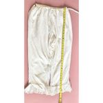 Vintage Cactus Flower Pants White Ruffle Hem M Boho Cottagecore USA Size M Photo 6