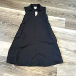 DKNY  Black Textured sleeveless logo Dress Photo 4
