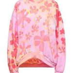 Collina Strada floral-print round hem crewneck sweatshirt size XS extra small Photo 0