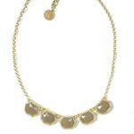 Vince Camuto Goldtone Multi Stone Bib Necklace $98 New! Photo 0