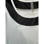 By Gottex Sport White Black Mesh Neck Long Sleeve Athletic Top M NWT Size undefined Photo 6