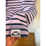 Corbeaux Striped Long Sleeve Quarter Zip Hoodie Lavender Green Women's Small Purple Size M Photo 1