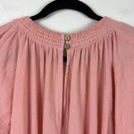 Free People For The Moment Mini Dress Women’s Small Pink Balloon Sleeves Ruched Photo 9