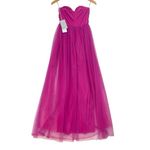 Chelsea28 NWT Elegant Pink Tulle Evening Gown XXS Photo 4