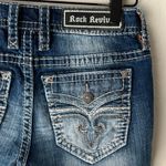 Rock Revival Julee mid rise shorts medium wash 25 Photo 5