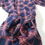 Current/Elliott Plaid Flannel Dress Photo 7