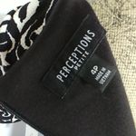 Perceptions  Women's Black and White Dress Photo 3
