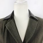 Vintage Jenne Maag Equestrian Wool Blend Blazer with Leather Trim Small Photo 7