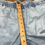 Blue Spice  size medium pull on pants elastic waist tie front soft slouch casual Photo 5